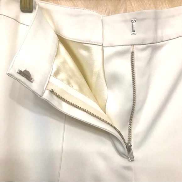 Danielle Frankel Silk Crepe Trouser Pants - Picture 14 of 16